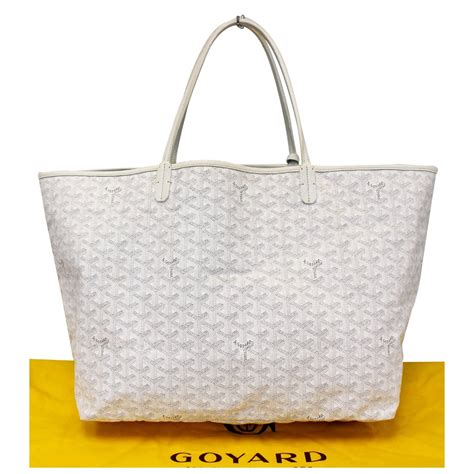 goyard white bag|goyard tote bag price.